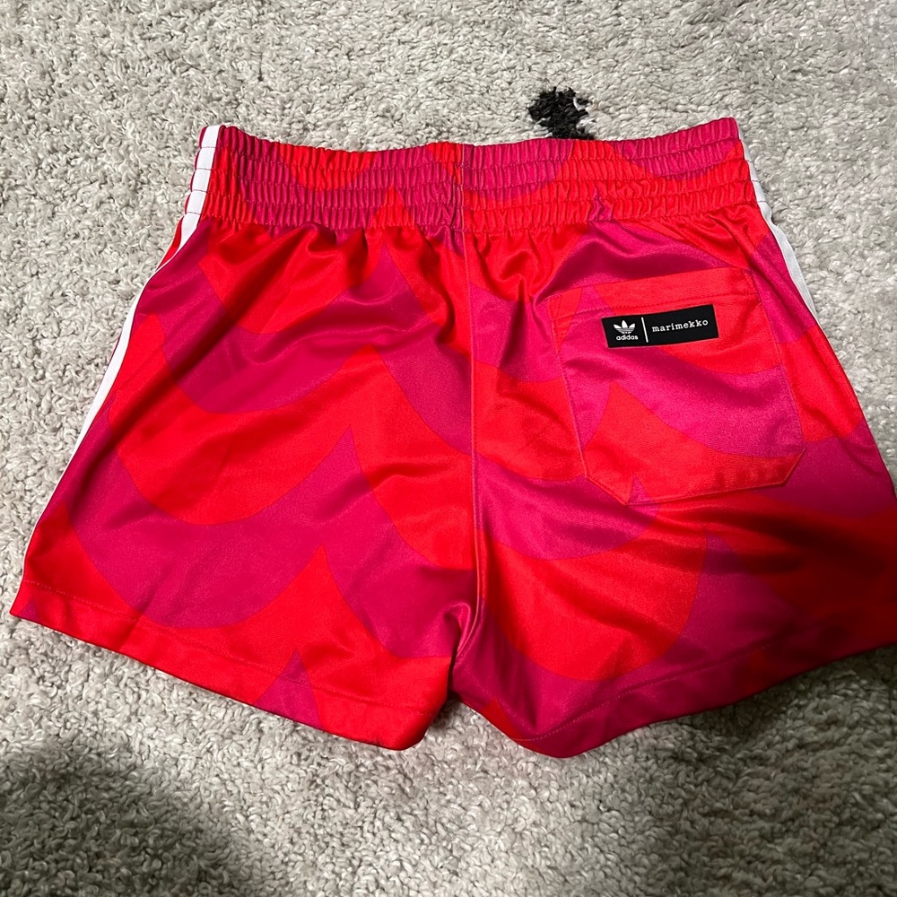 Adidas and Marimekko soccer shorts